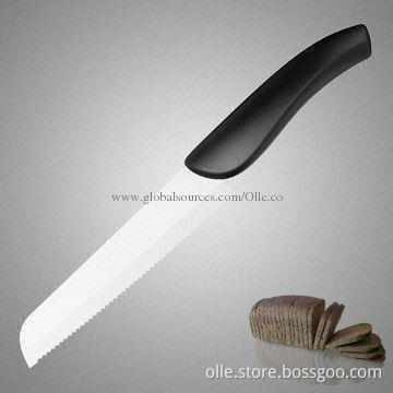 China Design 6-inch Ceramic Bread Knife